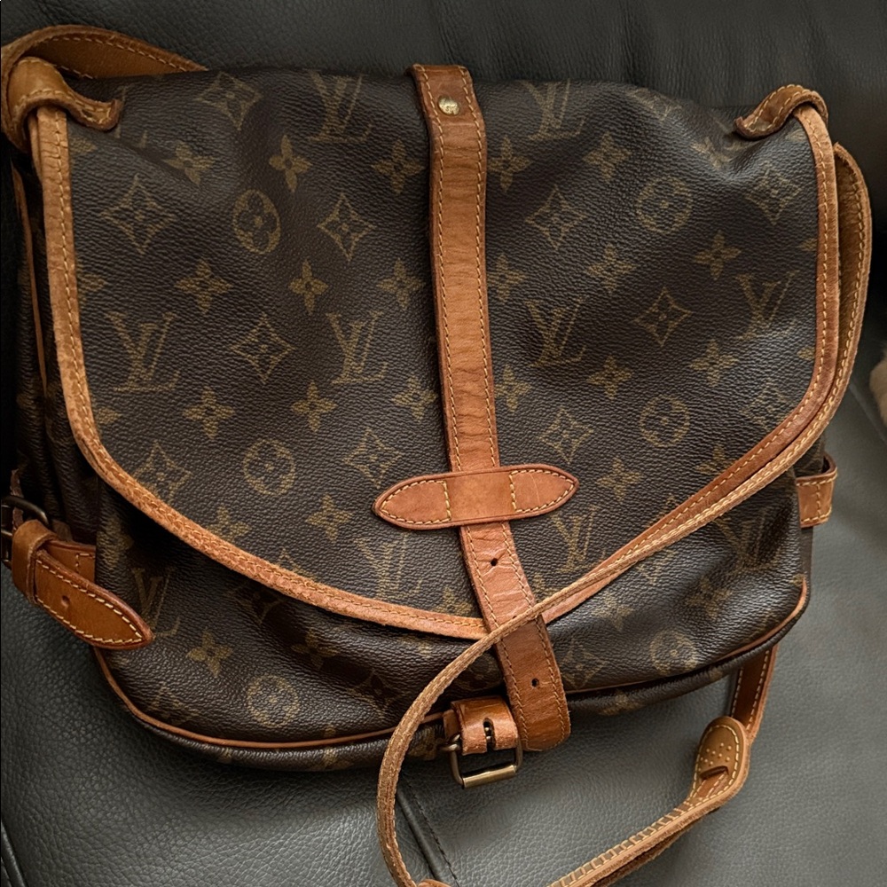 Louis Vuitton Brown Monogram Satchel